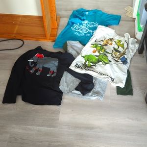 Boys bundle of long and short sleeve shirts